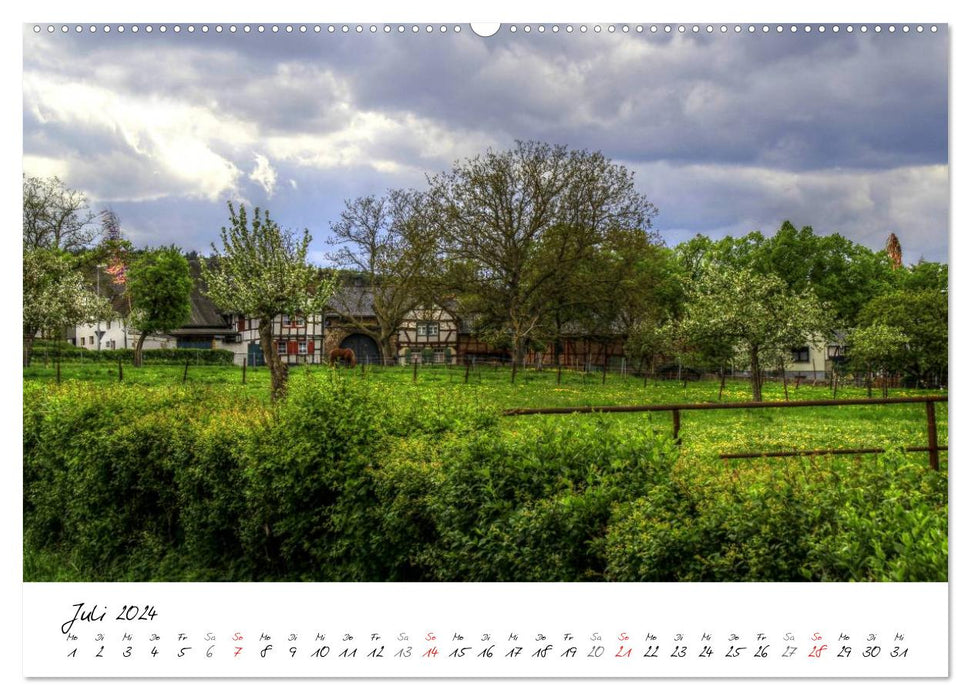 Un voyage à travers l'Eifel (Calendrier mural CALVENDO Premium 2024) 