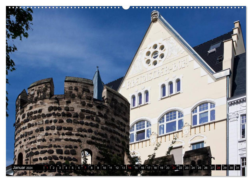 Bonn - City with Heart (CALVENDO Premium Wall Calendar 2024) 