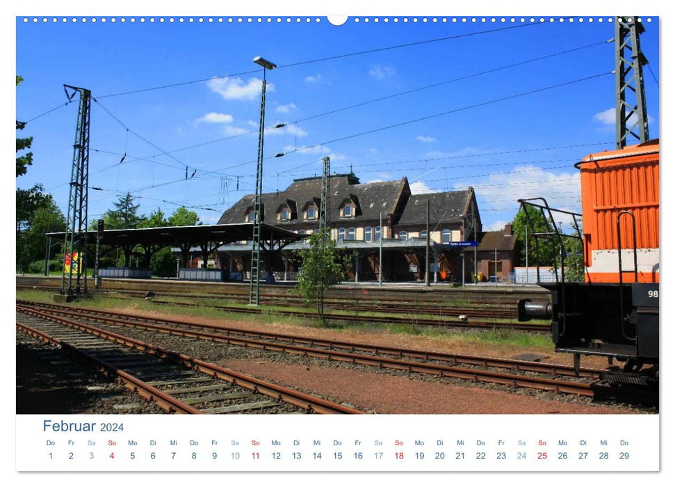 Brake 2024. Impressions de la ville de district de Wesermarsch (Calendrier mural CALVENDO Premium 2024) 