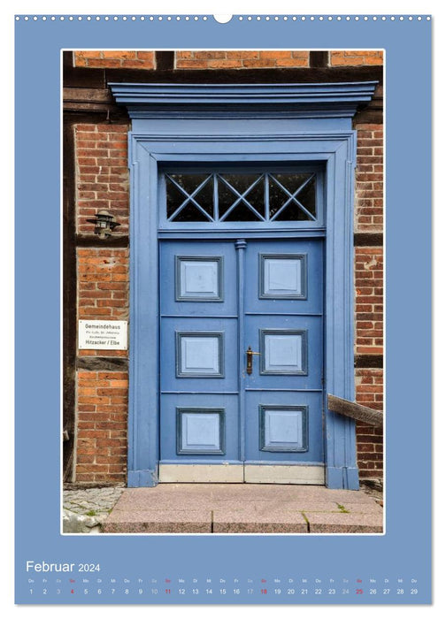 Doors in Wendland (CALVENDO wall calendar 2024) 