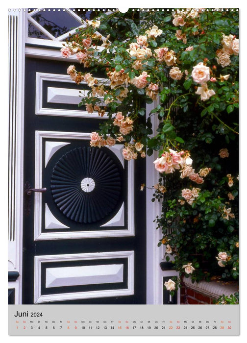 Stylish entrance doors (CALVENDO wall calendar 2024) 
