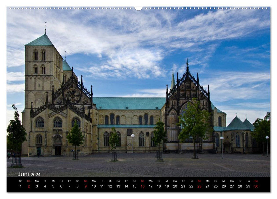 Münster - Stories from different centuries (CALVENDO Premium Wall Calendar 2024) 