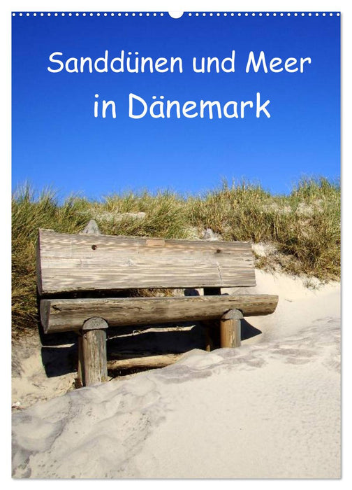 Sanddünen und Meer in Dänemark (CALVENDO Wandkalender 2024)