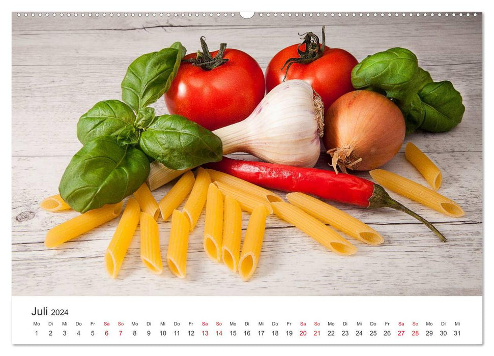 Kulinarische Kompositionen (CALVENDO Premium Wandkalender 2024)
