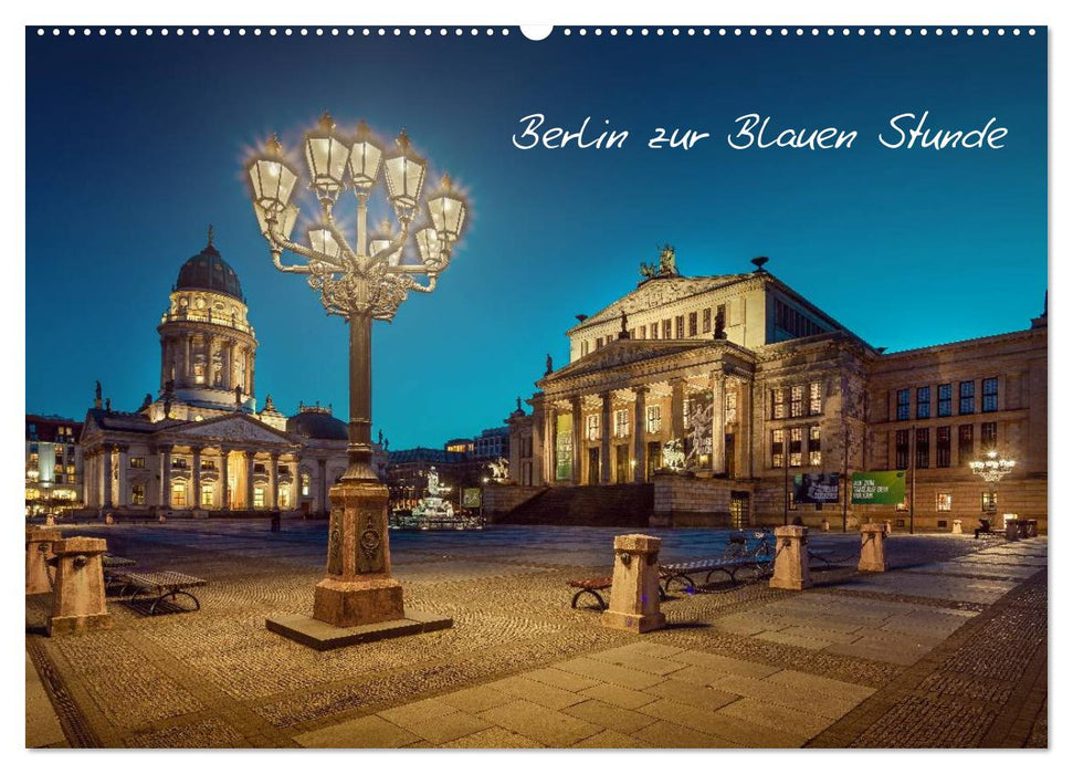 The Blue Hour in Berlin (CALVENDO wall calendar 2024) 