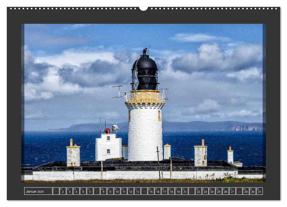Phares sur les côtes écossaises (Calvendo Premium Wall Calendar 2024) 
