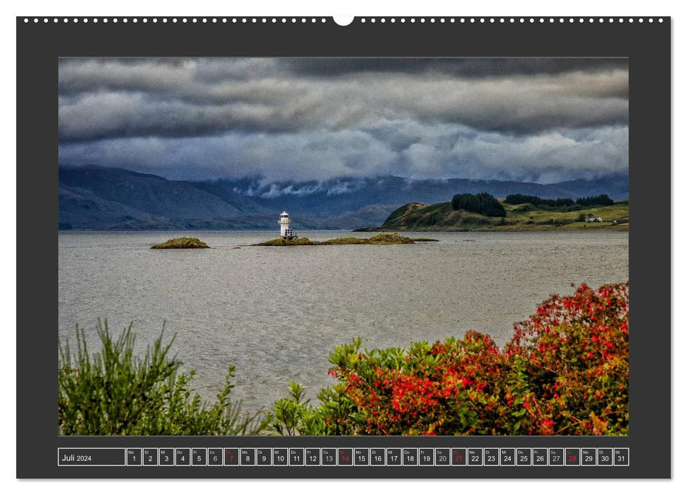Lighthouses on Scotland's coasts (CALVENDO Premium Wall Calendar 2024) 