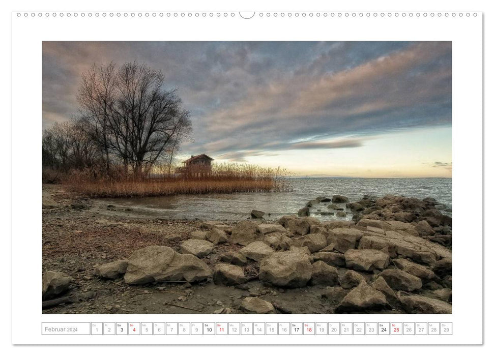 Melancholy Lake Constance 2024 (CALVENDO Premium Wall Calendar 2024) 