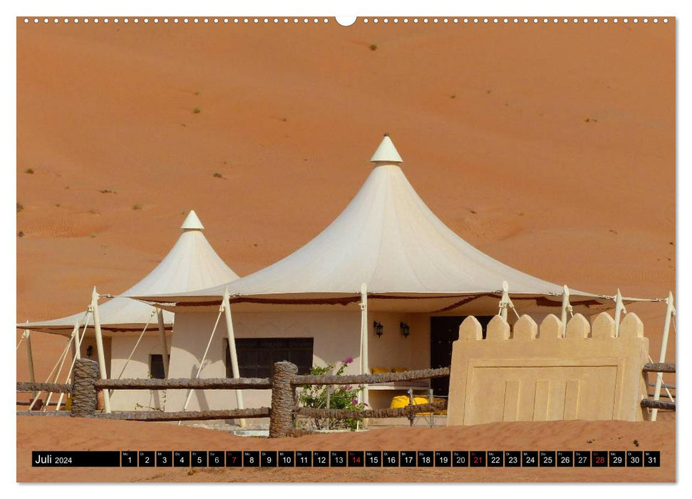 Destination de voyage fascinante Oman (Calvendo Premium Wall Calendar 2024) 