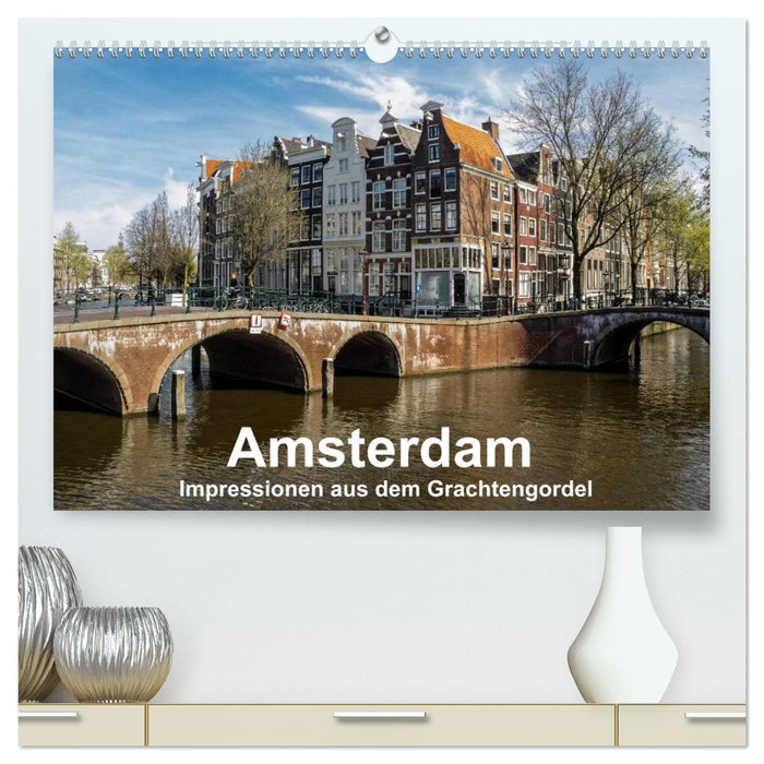 Amsterdam - Impressions du Canal Gordel (Calendrier mural CALVENDO Premium 2024) 