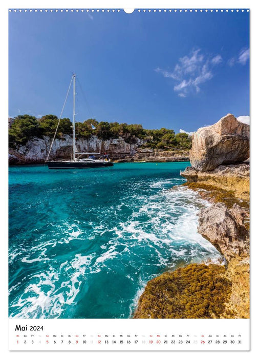 Mallorca - wild and romantic (CALVENDO Premium Wall Calendar 2024) 
