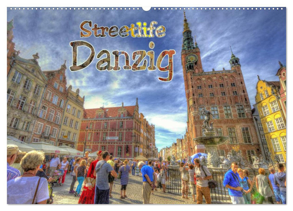 Streetlife Gdansk (CALVENDO wall calendar 2024) 
