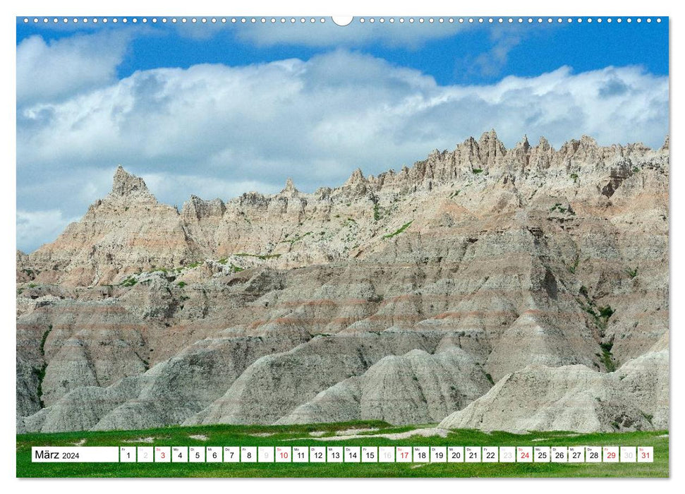 Natural wonders made of stone in the western USA (CALVENDO wall calendar 2024) 