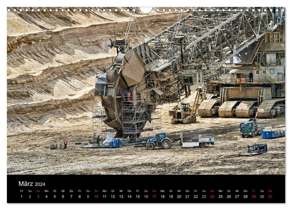 Der Tagebau (CALVENDO Wandkalender 2024)