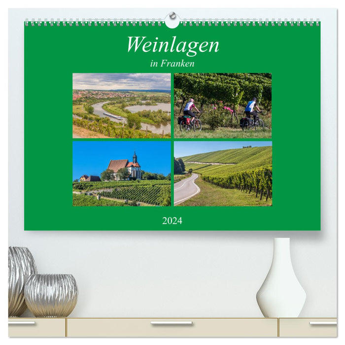 Vineyards in Franconia (CALVENDO Premium Wall Calendar 2024) 