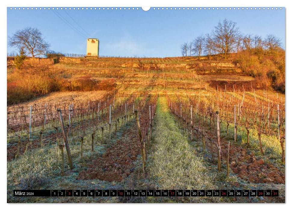 Weinlagen in Franken (CALVENDO Premium Wandkalender 2024)