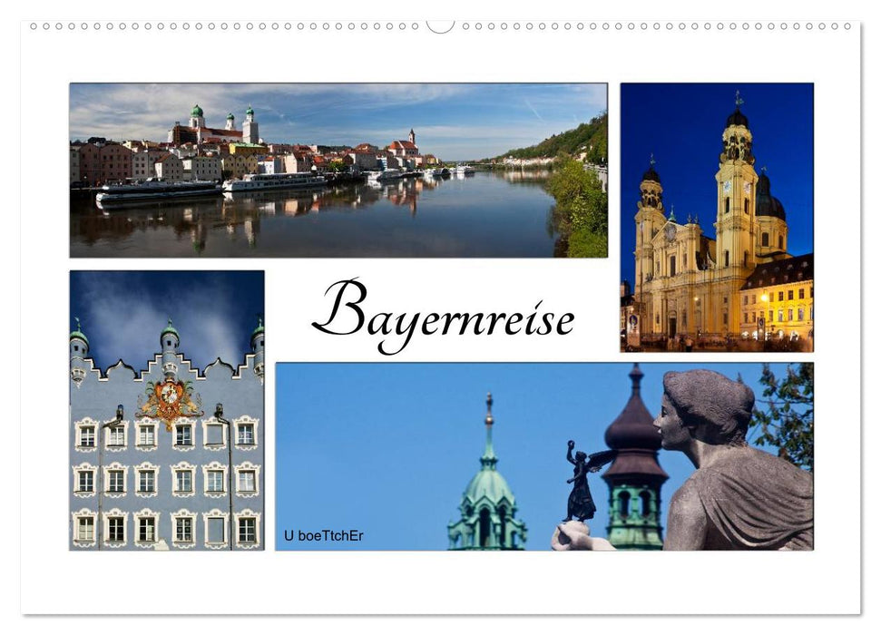 Bavaria trip (CALVENDO wall calendar 2024) 