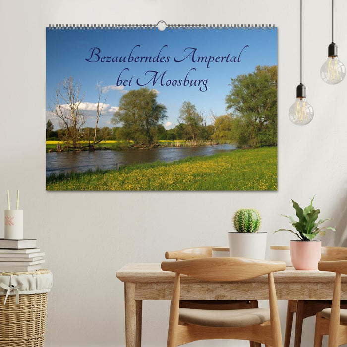 Enchanting Ampertal near Moosburg (CALVENDO wall calendar 2024) 