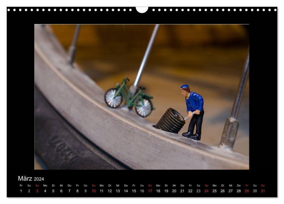 Professions of the little people (CALVENDO wall calendar 2024) 