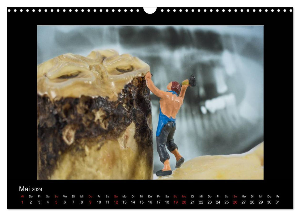 Professions of the little people (CALVENDO wall calendar 2024) 