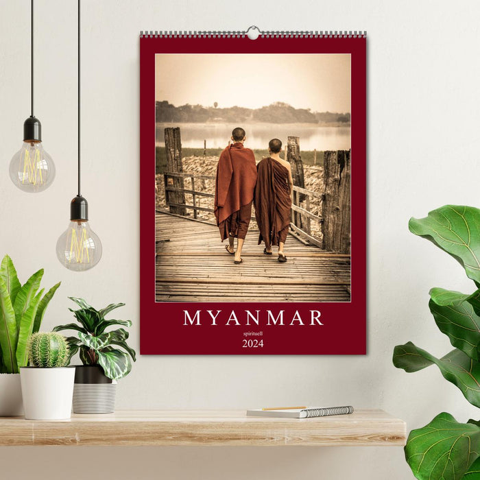 MYANMAR SPIRITUELL 2024 (CALVENDO Wandkalender 2024)