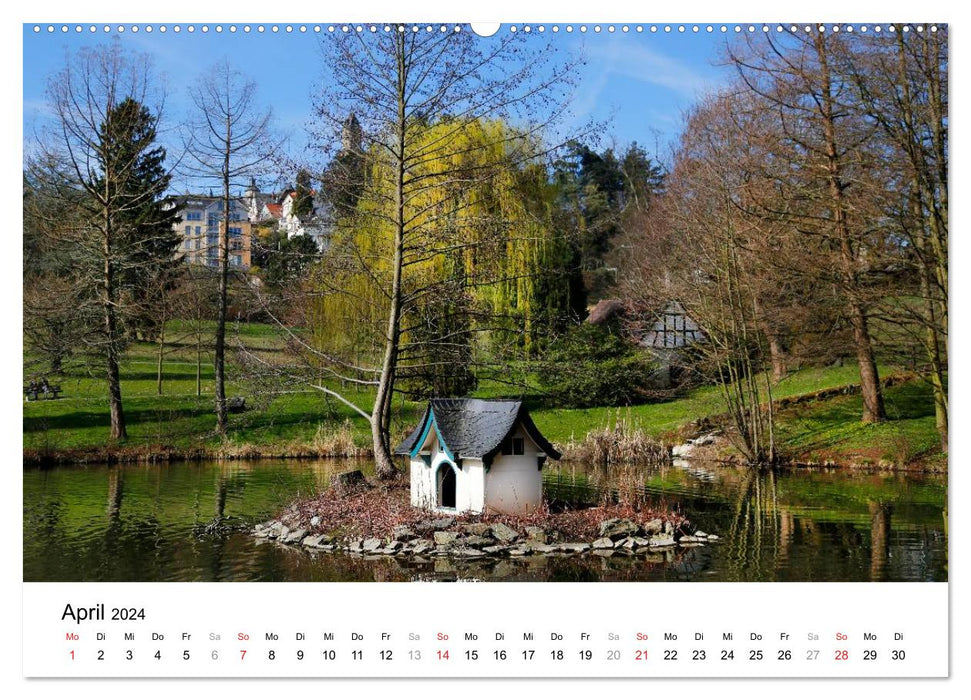 Romantisches Kronberg im Taunus (CALVENDO Premium Wandkalender 2024)