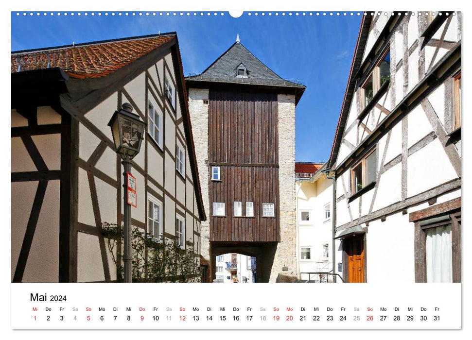 Romantisches Kronberg im Taunus (CALVENDO Premium Wandkalender 2024)