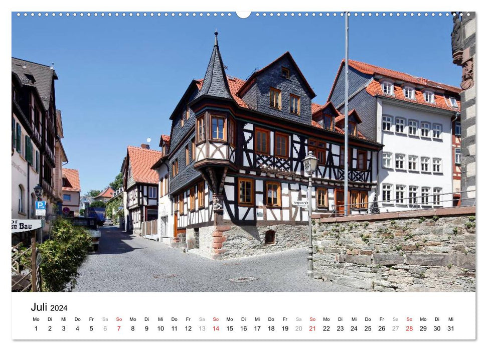 Romantic Kronberg in the Taunus (CALVENDO Premium Wall Calendar 2024) 