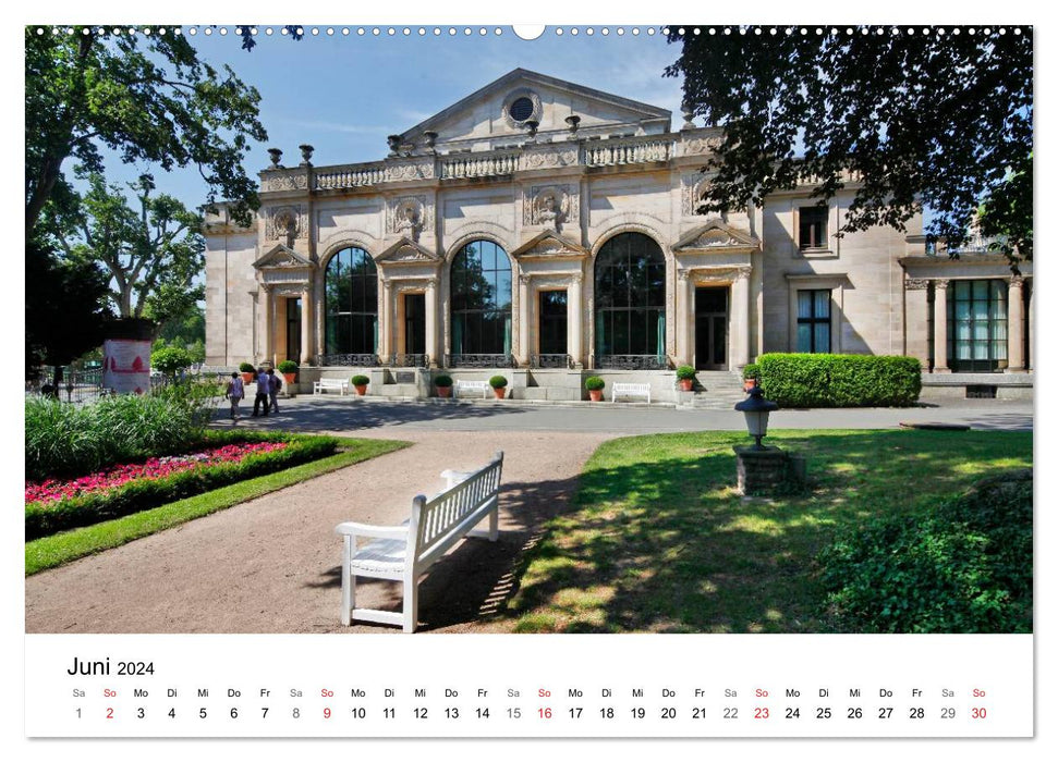 Highlights of Wiesbaden (CALVENDO Premium Wall Calendar 2024) 