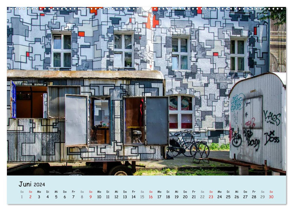 Düsseldorf - Die Kiefernstraße (CALVENDO Premium Wandkalender 2024)