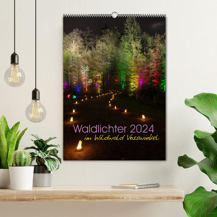 Forest lights in the wild forest Vosswinkel 2024 (CALVENDO wall calendar 2024) 