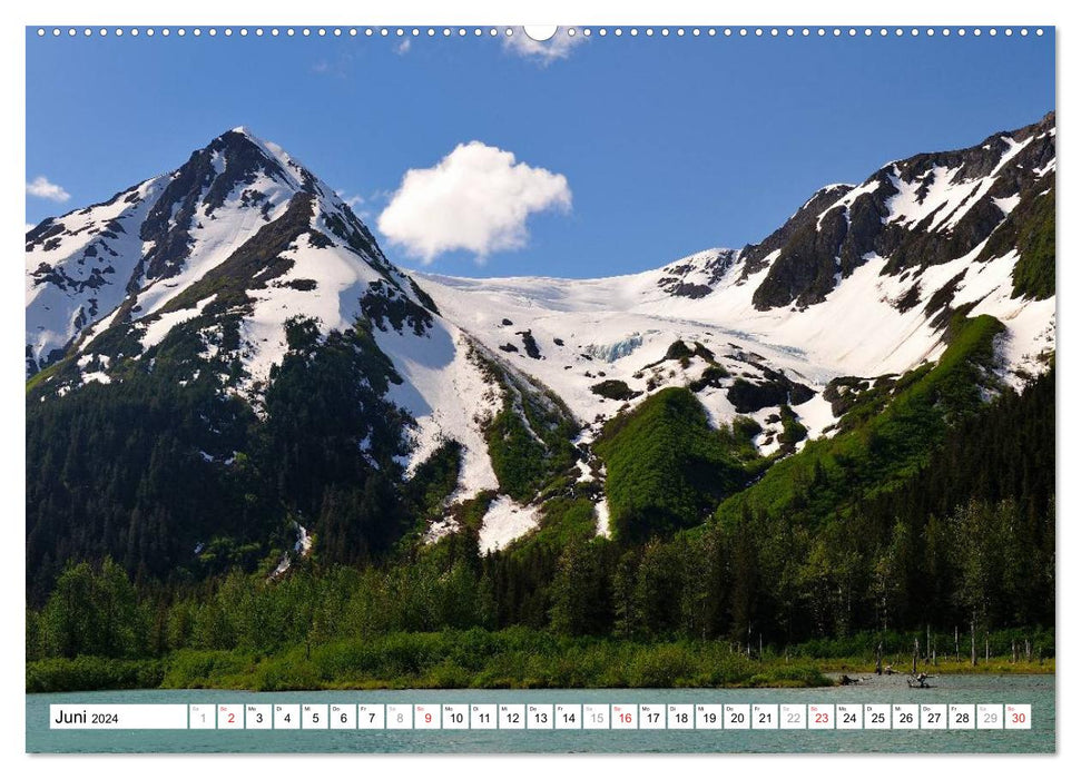 Alaska - Lockruf der Wildnis (CALVENDO Premium Wandkalender 2024)