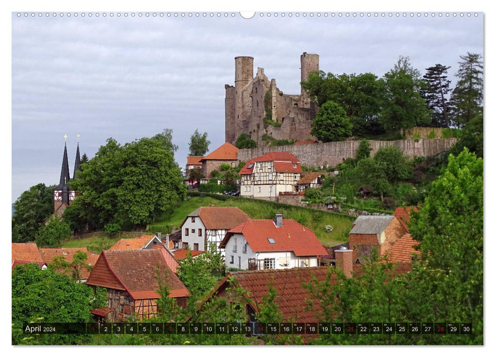 Wunderbares Thüringen - Burgen (CALVENDO Premium Wandkalender 2024)