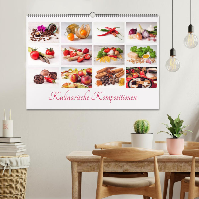 Culinary compositions (CALVENDO wall calendar 2024) 