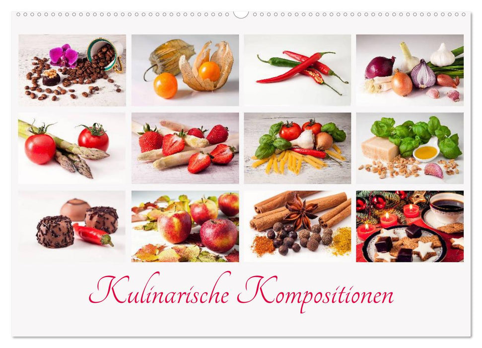 Culinary compositions (CALVENDO wall calendar 2024) 