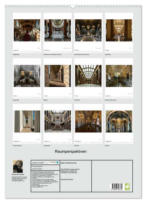 Raumperspektiven (CALVENDO Wandkalender 2024)