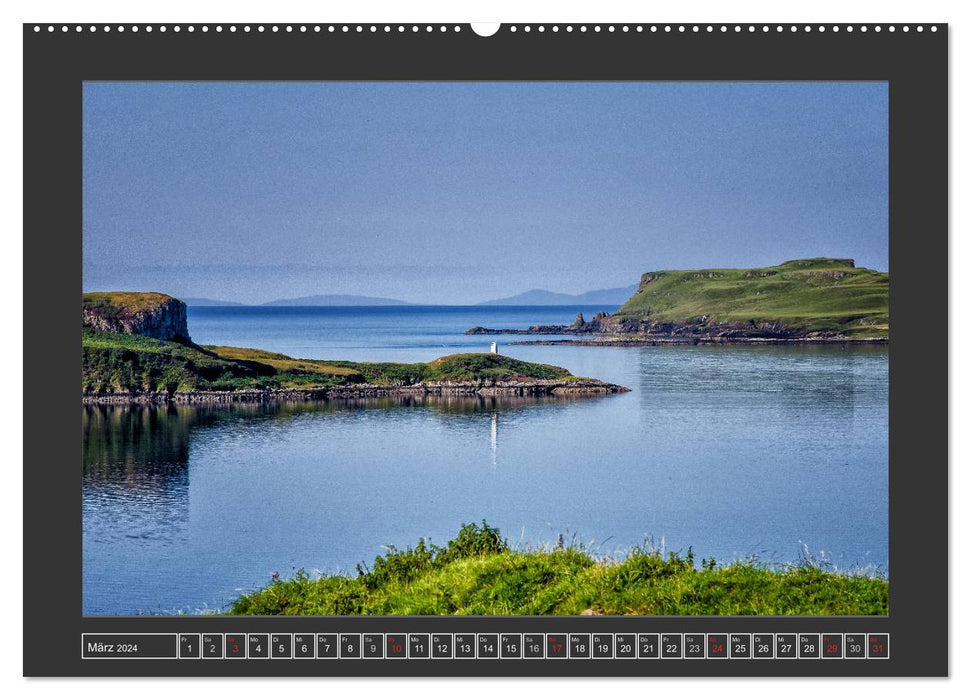Leuchttürme an Schottlands Küsten (CALVENDO Wandkalender 2024)