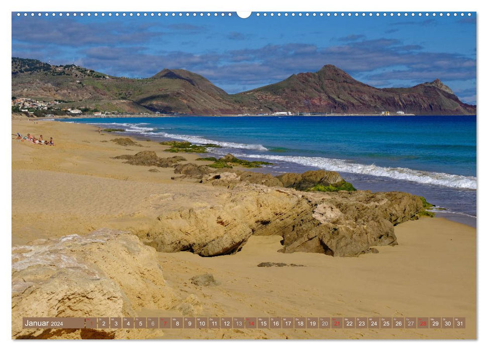 Porto Santo dream island in the Atlantic (CALVENDO wall calendar 2024) 