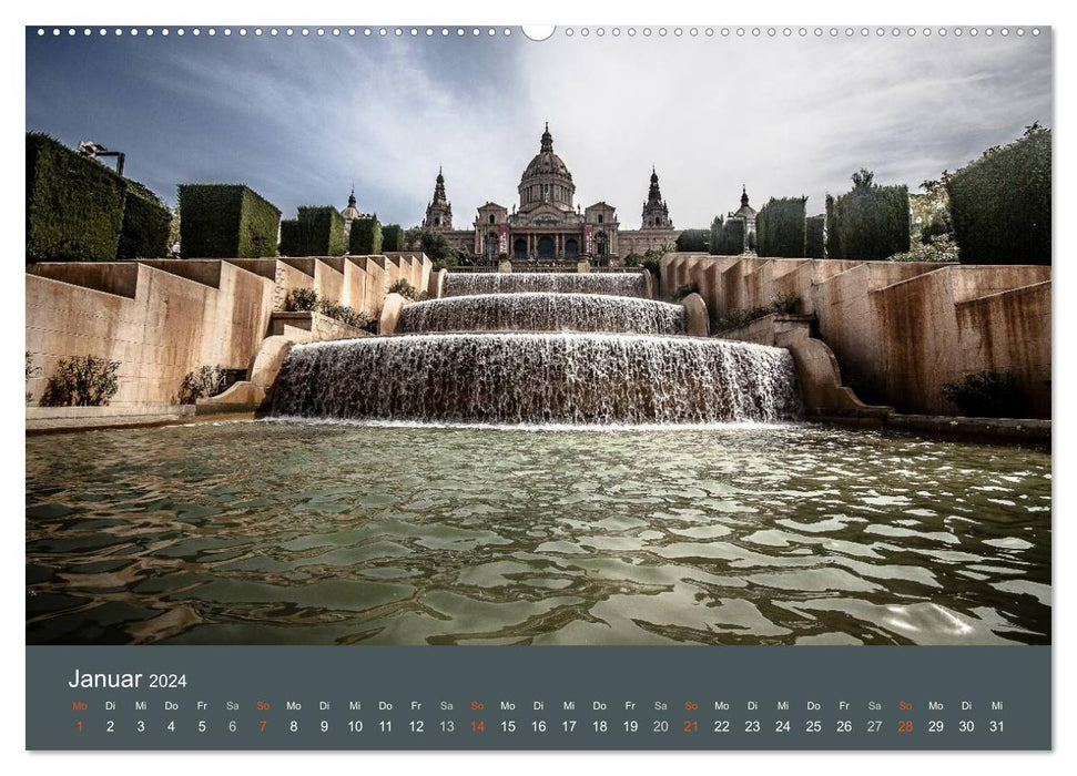 Barcelona - Faszinierende Architektur (CALVENDO Premium Wandkalender 2024)