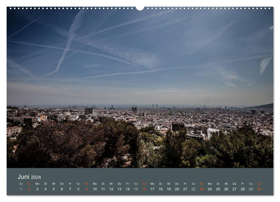 Barcelona - Faszinierende Architektur (CALVENDO Premium Wandkalender 2024)