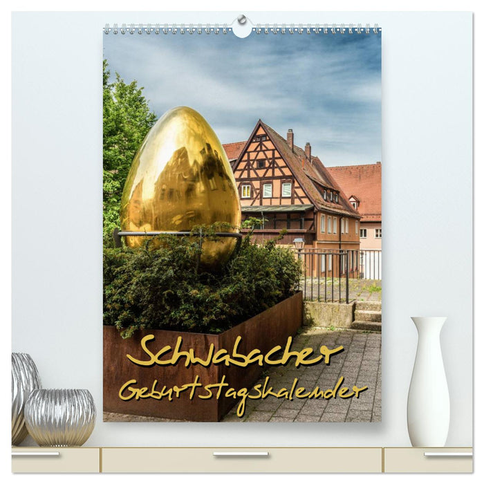 Schwabach Geburtstagskalender (CALVENDO Premium Wandkalender 2024)