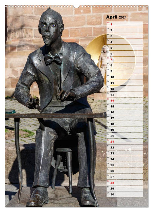 Schwabach Birthday Calendar (CALVENDO Premium Wall Calendar 2024) 