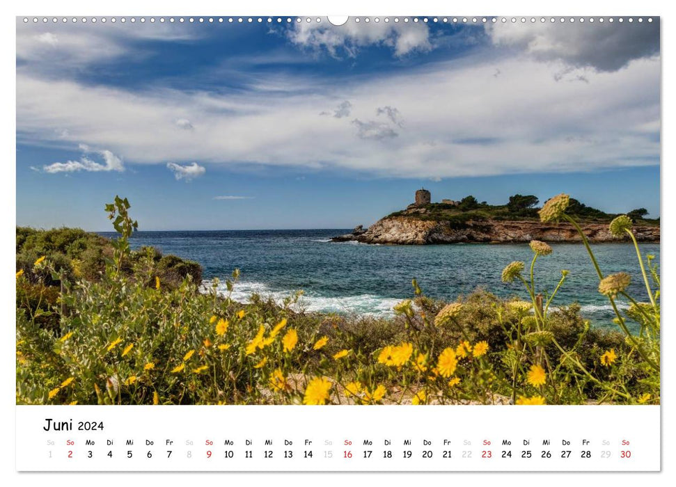 Wild and romantic Mallorca (CALVENDO wall calendar 2024) 