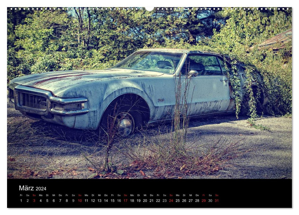 Roadside USA - The good years are over (CALVENDO Premium Wall Calendar 2024) 