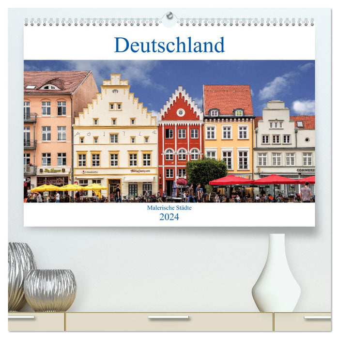 Germany - Picturesque Cities (CALVENDO Premium Wall Calendar 2024) 