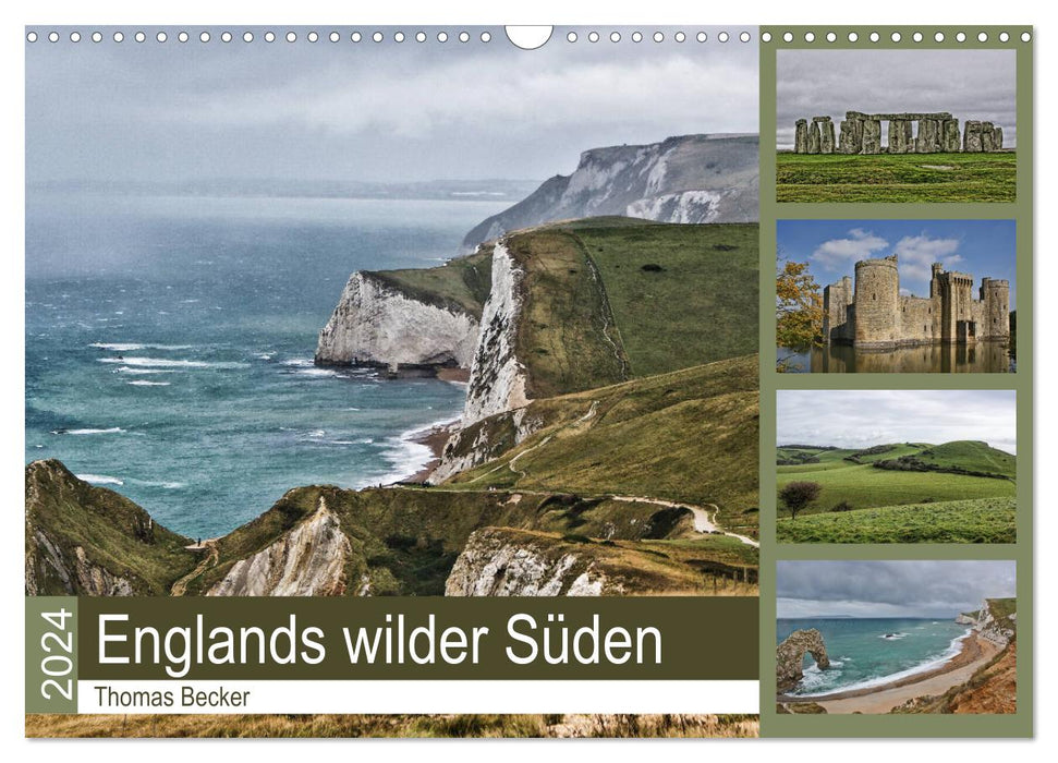 England's wild south (CALVENDO wall calendar 2024) 