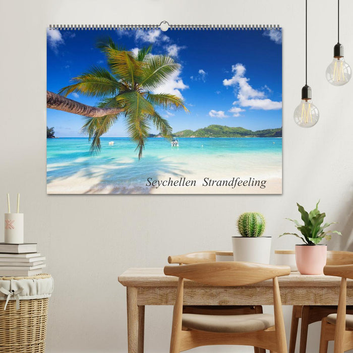 Seychelles beach feeling (CALVENDO wall calendar 2024) 