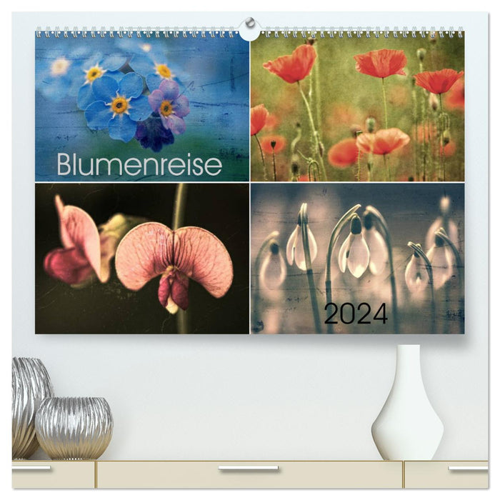 Flower Journey 2024 (CALVENDO Premium Wall Calendar 2024) 