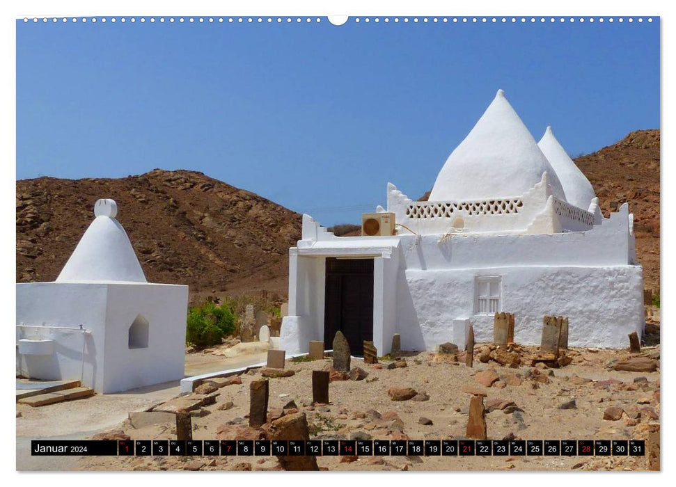 Fascinating travel destination Oman (CALVENDO wall calendar 2024) 