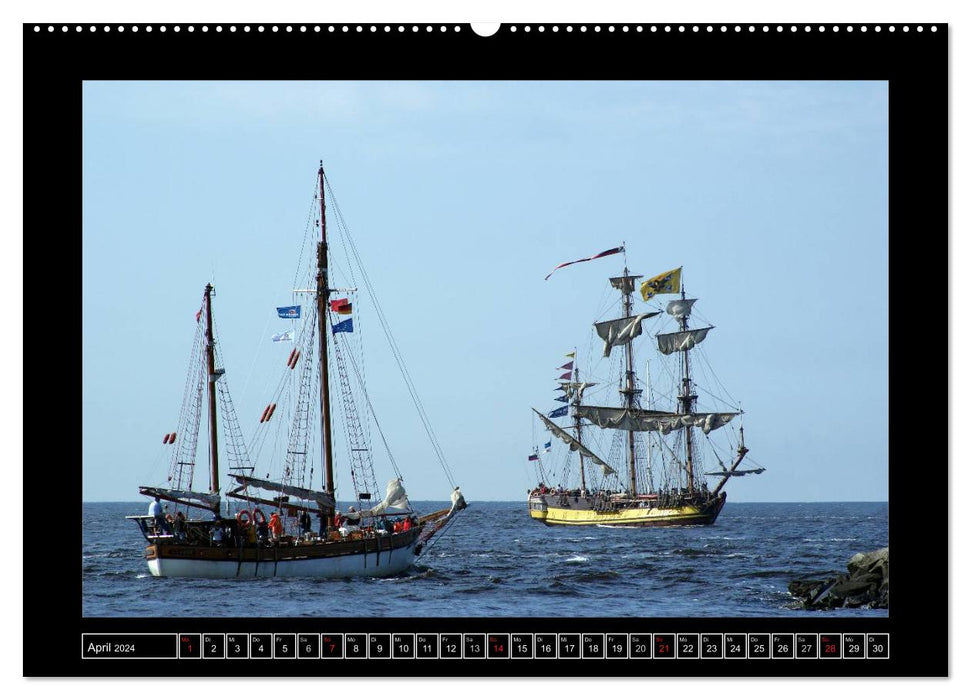 Give Way! - Encounters at sea (CALVENDO Premium Wall Calendar 2024) 